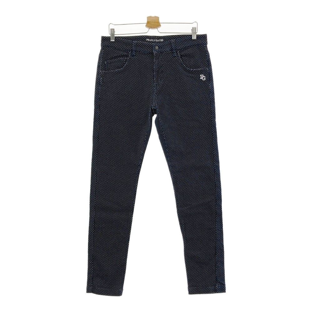 サイズ 5 PEARLY GATES パーリーゲイツ パンツ ドット ネイビー系 ゴルフウェア メンズ ストスト