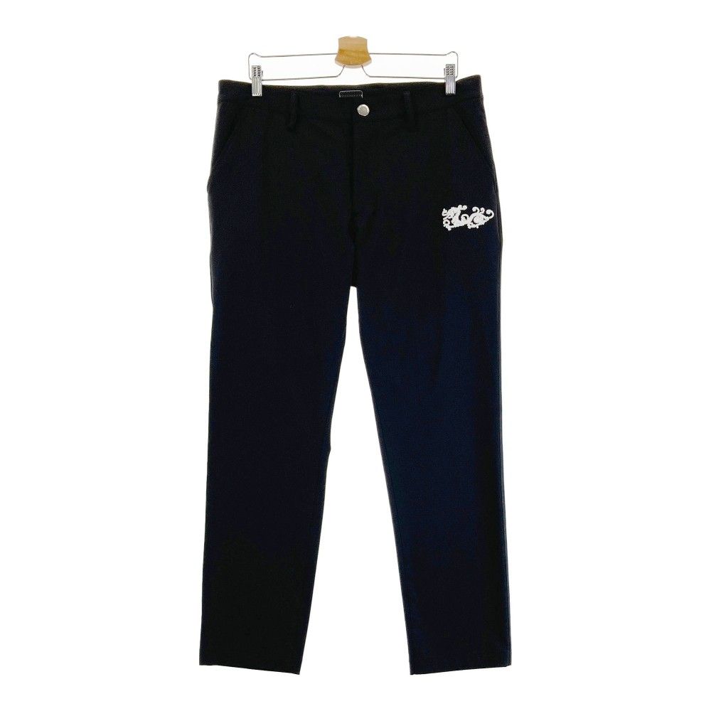 サイズ 4 DANCE WITH DRAGON ダンスウィズドラゴン ストレッチパンツ ブラック系 ゴルフウェア メンズ ストスト