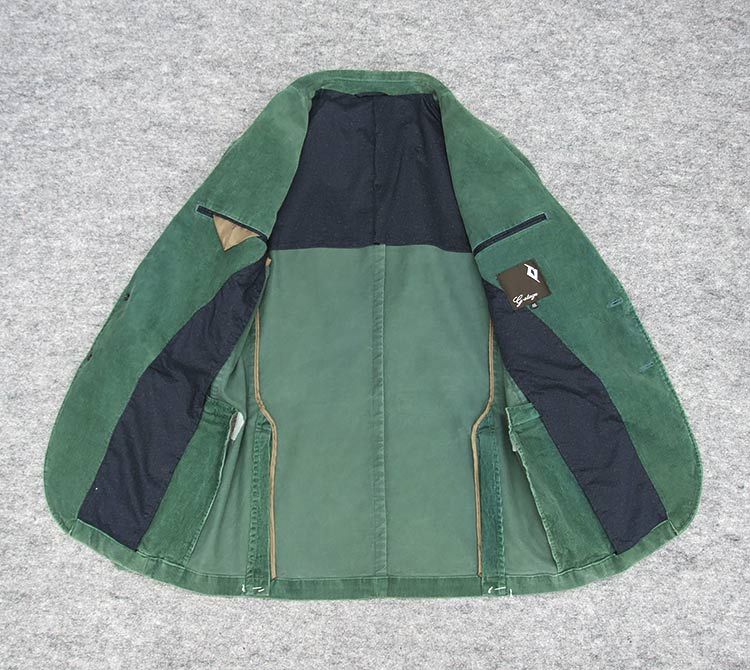 秋冬物 ☆g-stage☆ コーデュロイ ジャケット グリーン メンズ