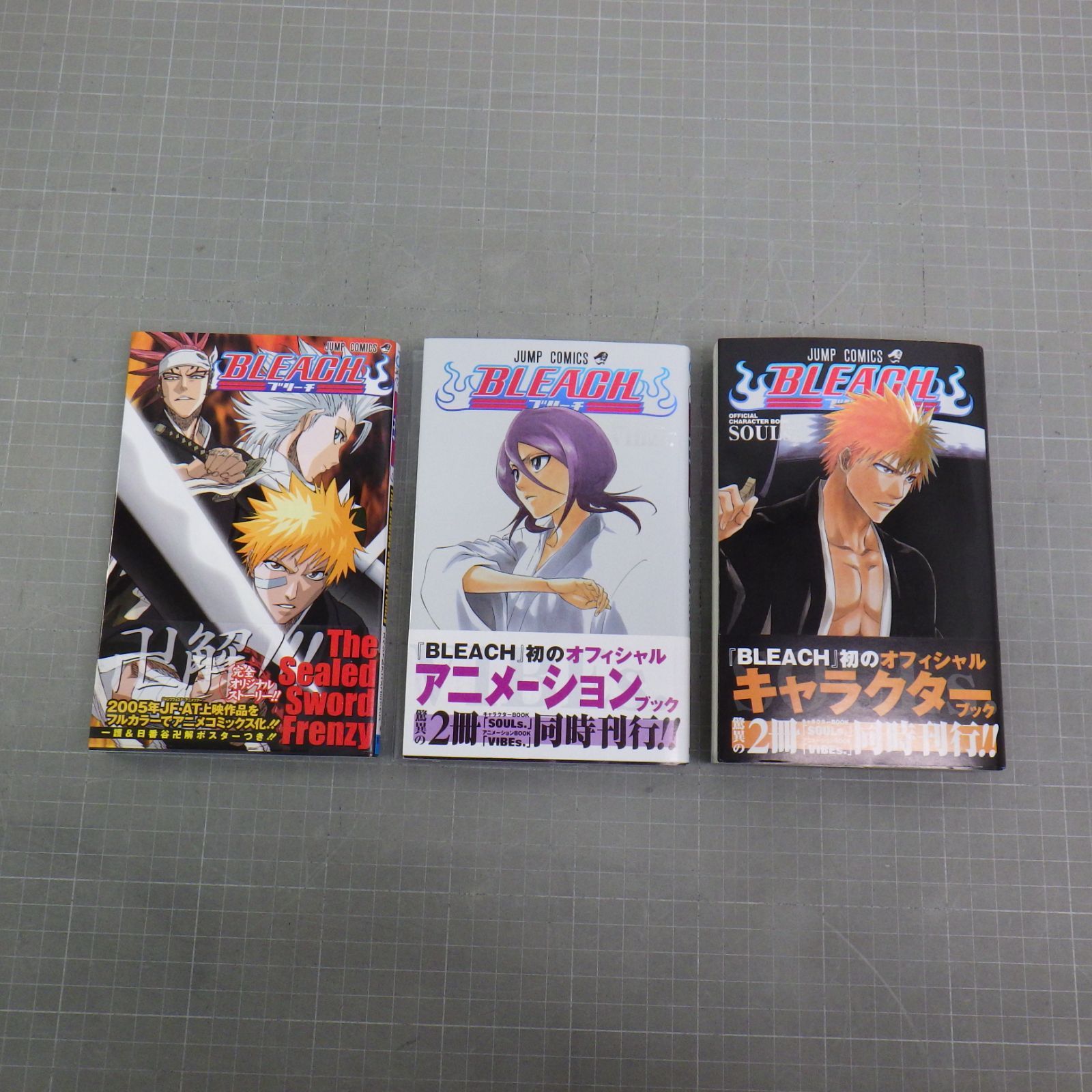 BLEACH ブリーチ まとめて3冊セット OFFICIAL CHARACTER BOOK SOULs