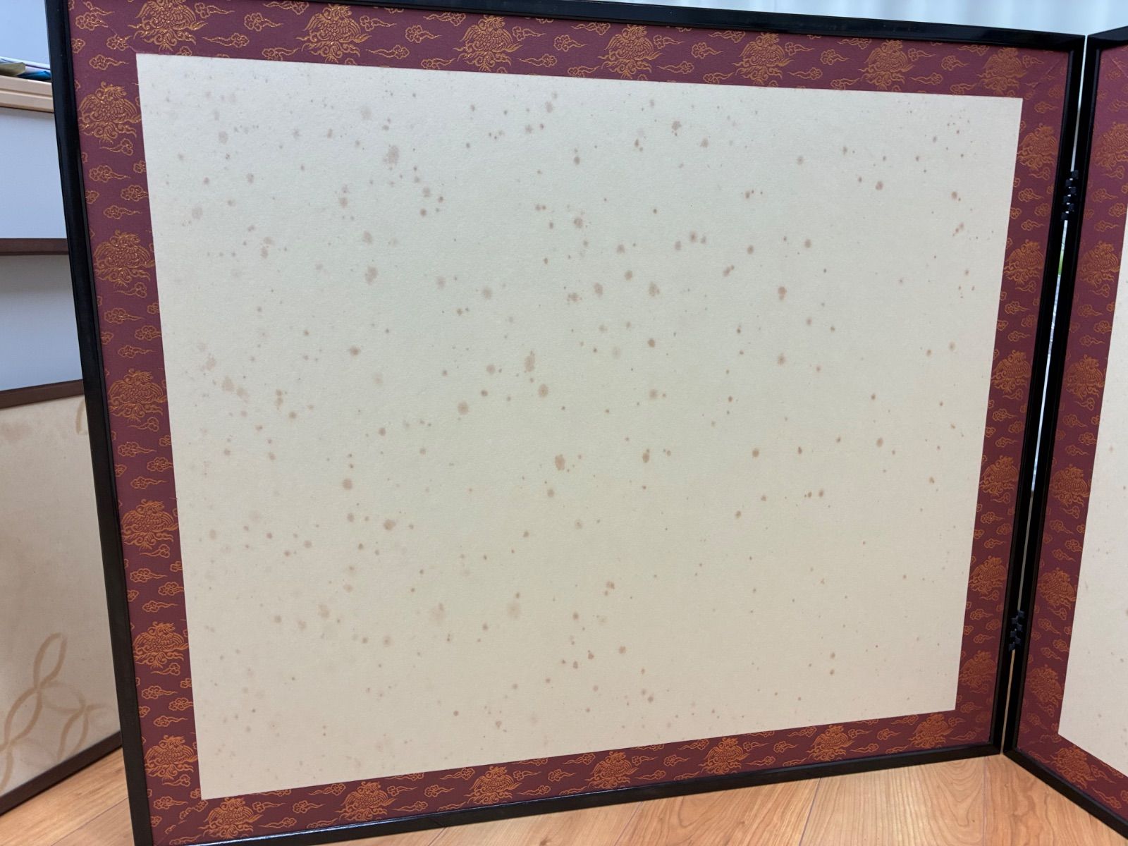 好日常謙 屏風 二曲 和室 インテリア 雛人形 五月人形 背景