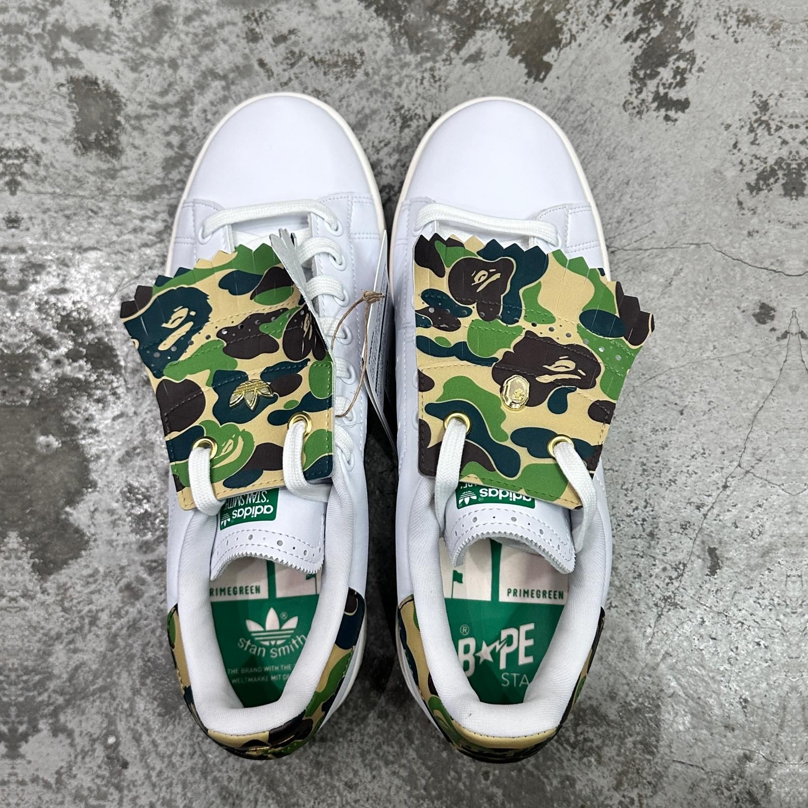 新品未使用 BAPE×ADIDAS スタンスミスゴルフ　アディダス 26.5 未使用 adidas × A BATHING APE Stan Smith Golf スタンスミス ゴルフ