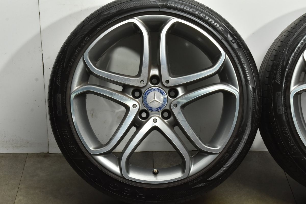  バリ溝REGNO メルセデスベンツ W 212 Eクラス 18 in 8 5 J 48 9 54 PCD 112 レグノGR XIII 245 40 265 35 18インチ タイヤ ホイールセット