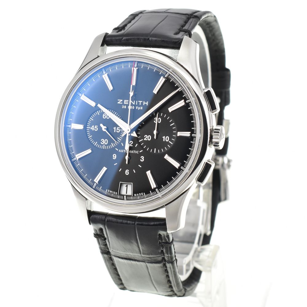 ゼニス ZENITH 03.2110.400 キャプテン エルプリメロ 自動巻き メンズ き D 144776