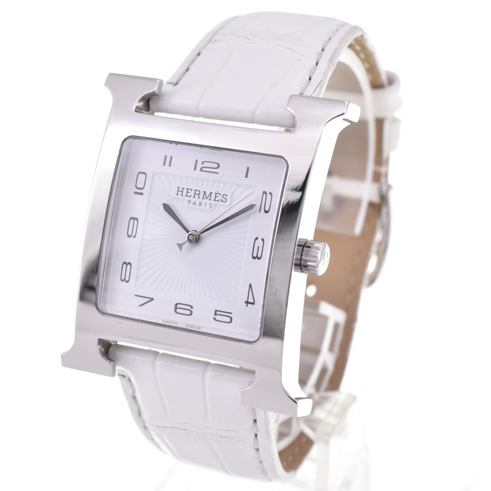 エルメス HERMES HH 1.810 Hウオッチ クォーツ メンズ D 144484