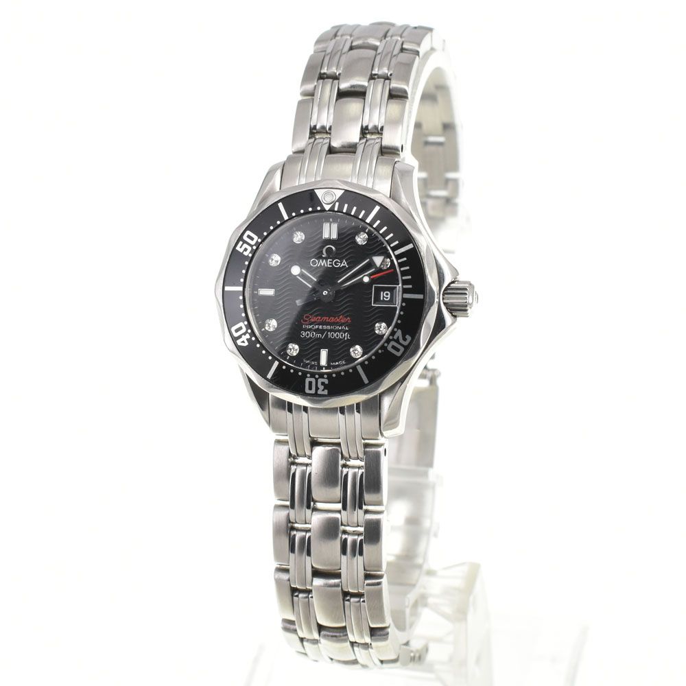 オメガ OMEGA 212.30.28.61.51.001 シーマスター プロフェッショナル 300 m 8 P ダイヤモンド クォーツ レディース D 144743