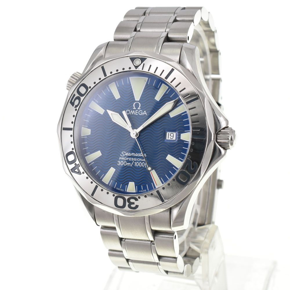 オメガ OMEGA 2255.80 シーマスタープロフェッショナル 300 M デイト クォーツ メンズ D 144275