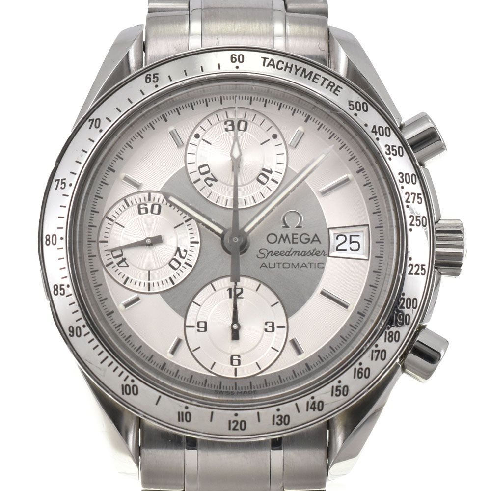 オメガ OMEGA 3513 30 スピードマスター クロノグラフ デイト 自動巻き メンズ D 144554