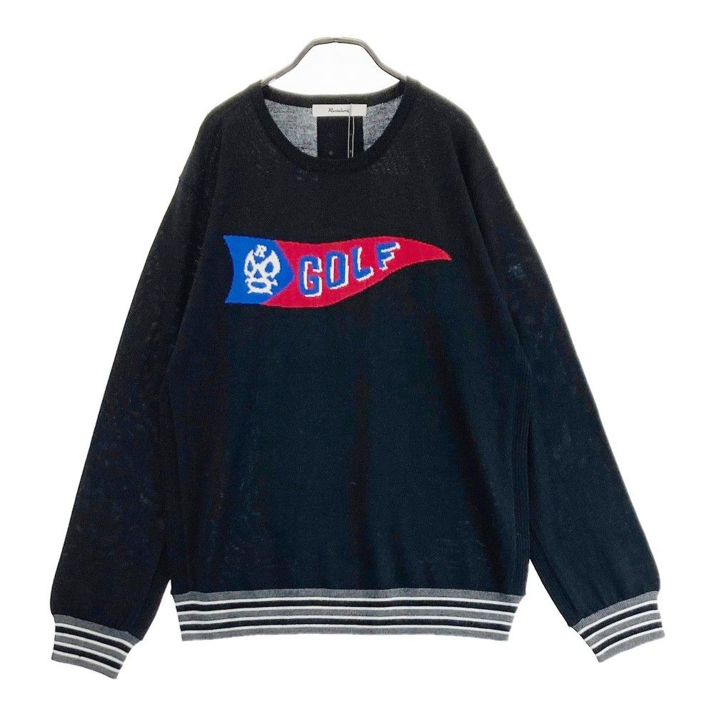 まちゃmama 芸能人御用達 限定品 ラッセルノ ルチャゴルフニット サイズ：6 RUSSELUNO ラッセルノ ウール混 ニットセーター ルチャ