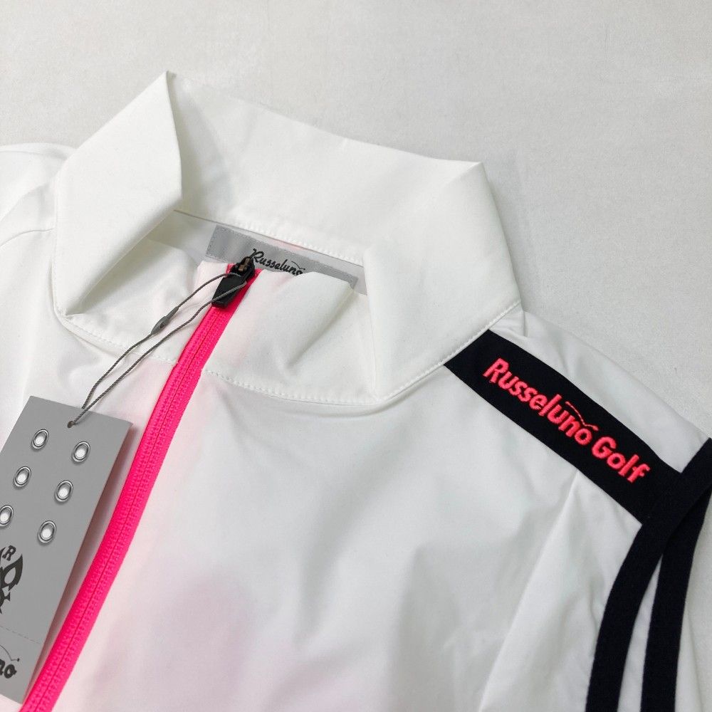 サイズ：4 RUSSELUNO ラッセルノ ジップベスト ホワイト系