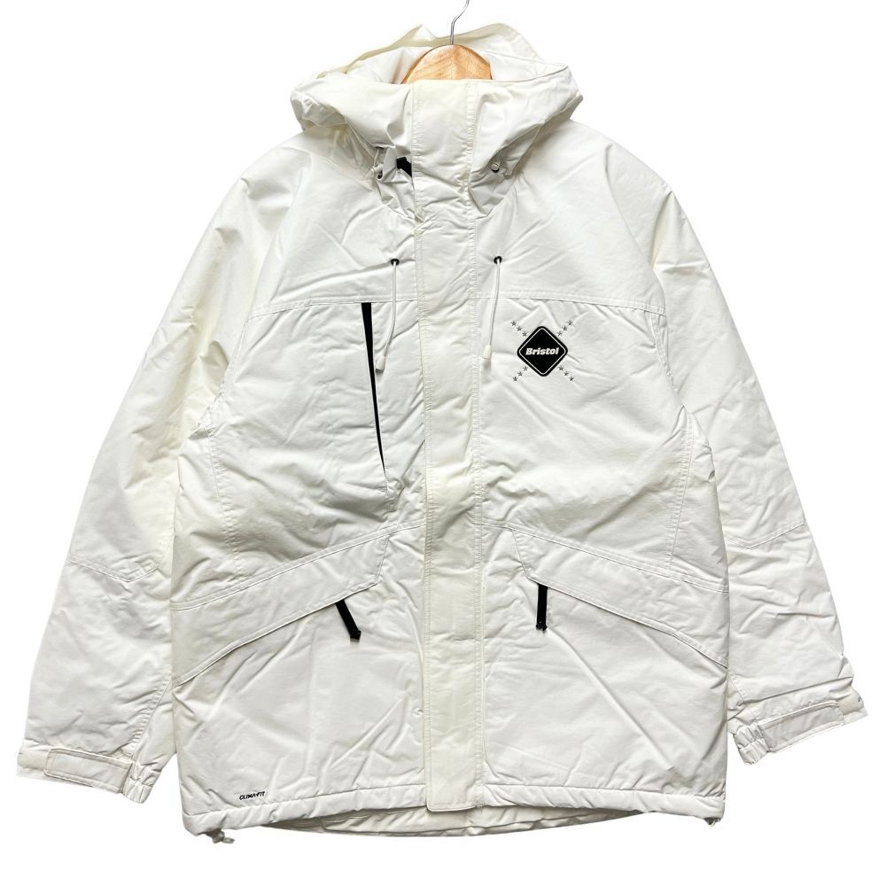 F C R B エフシーアールビー NIKE 2004年製 CLIMA FIT フード ブルゾン ホワイト サイズM 53288