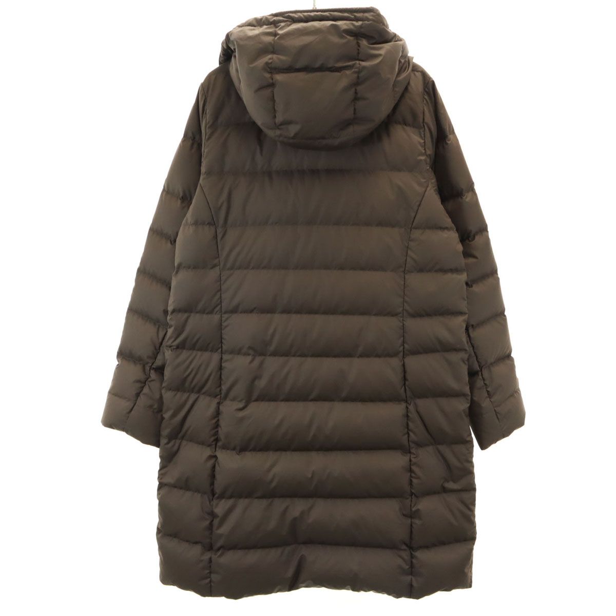 mont-bell モンベル トラベル ダウンコート L ブラウン 収納袋付き 