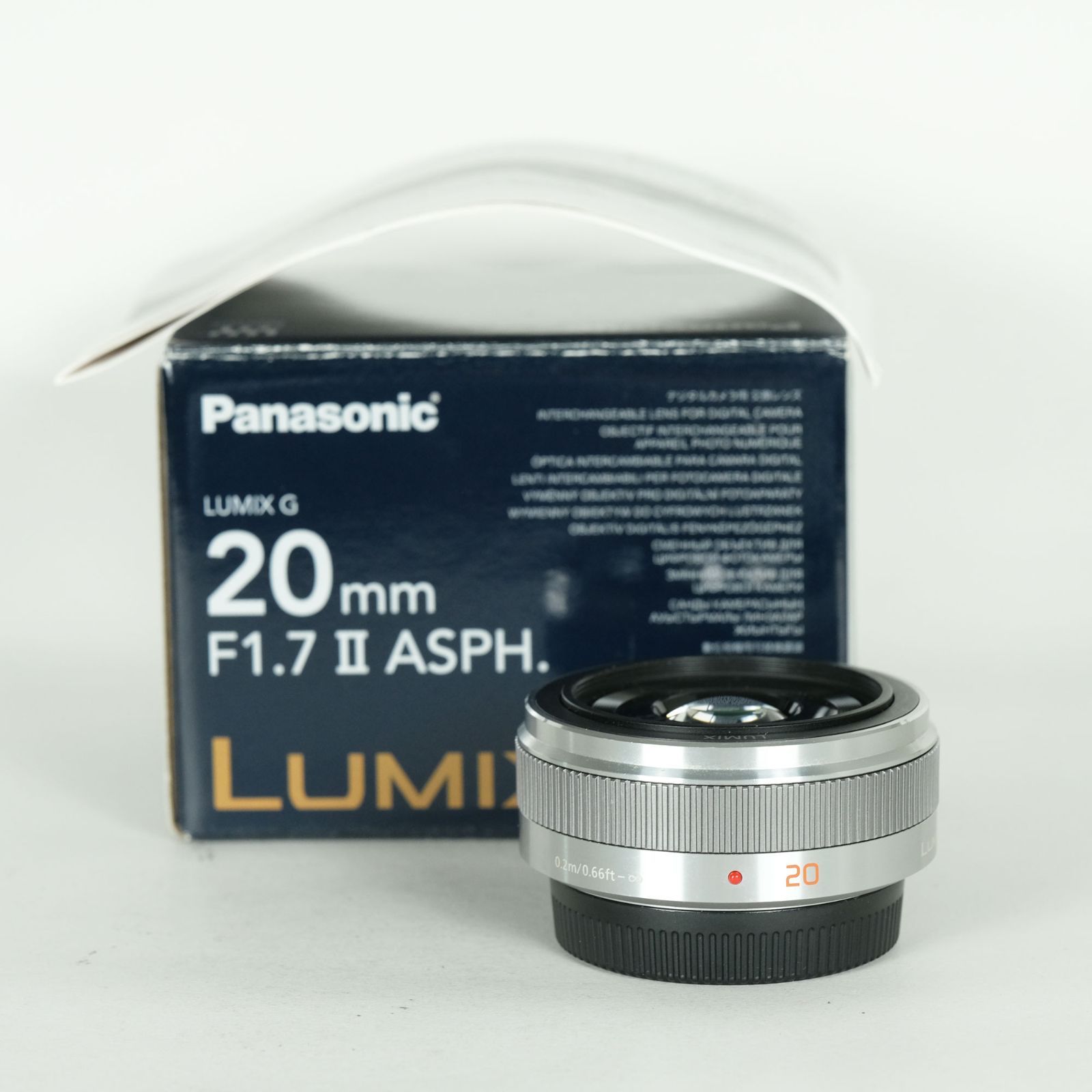 良品] Panasonic LUMIX G 20mm F1.7 II ASPH. [シルバー] | マイクロ
