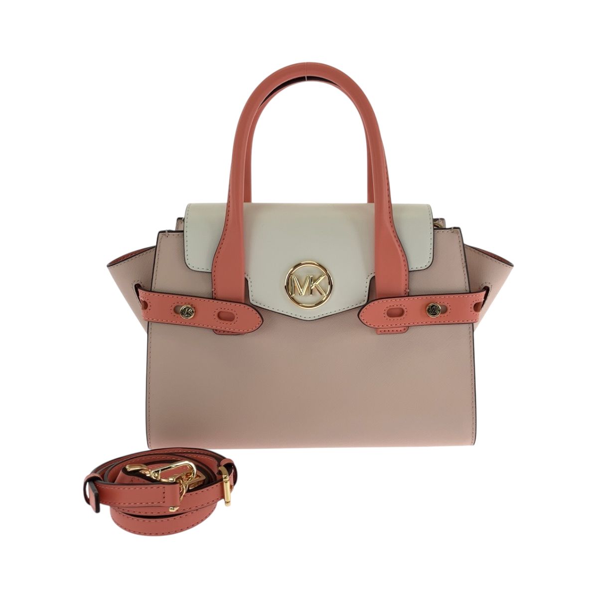 新品未使用 Michael Kors マイケルコース ロゴ ピンク ホワイト 
