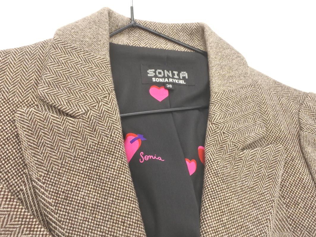 ソニアキリエル　SONIA RYKIEL レザー　セットアップ　38 ソニアキリエル SONIA RYKIEL レザー セットアップ 38 ソニアキリエル