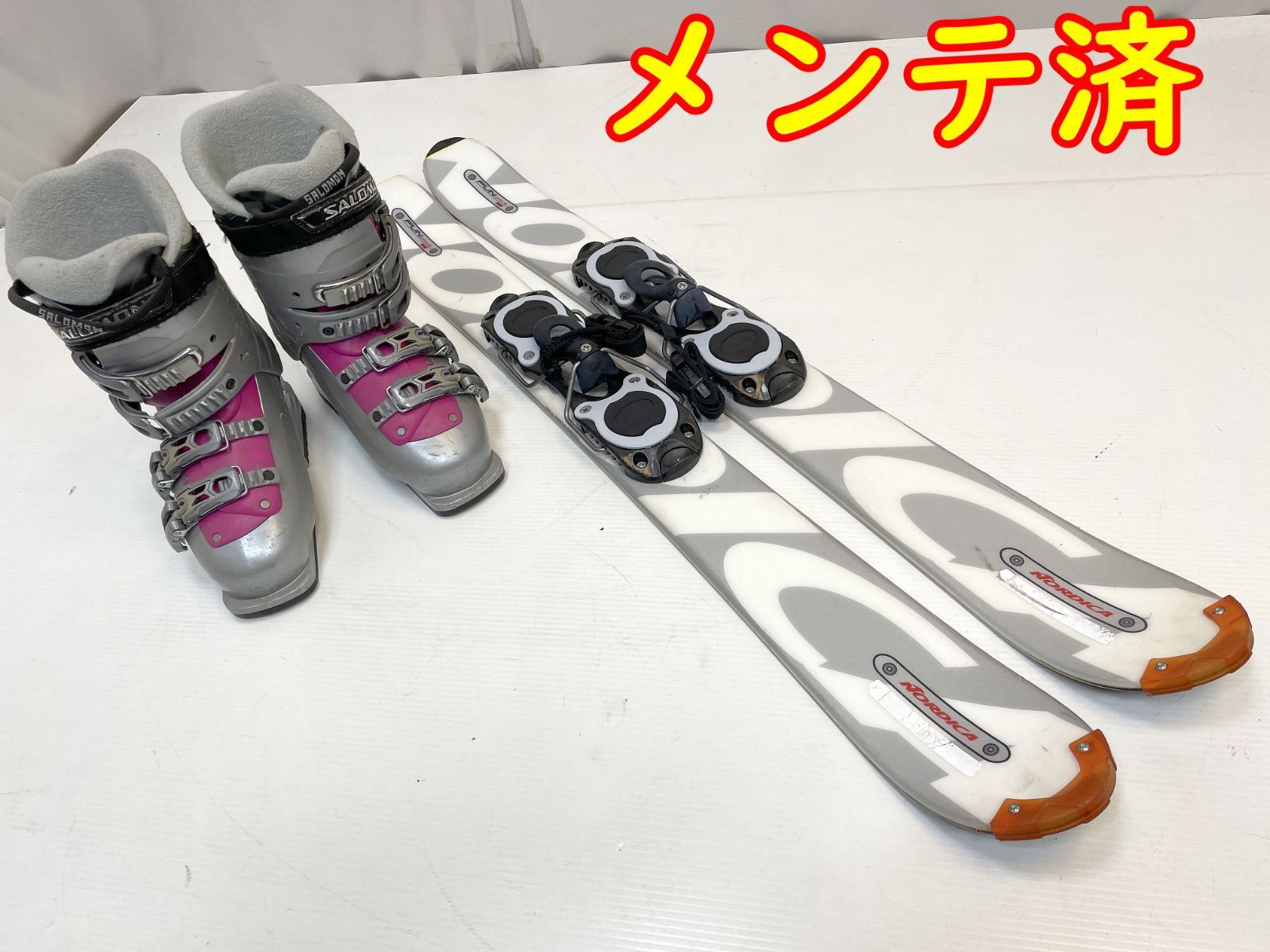 スキーボード NORDICA FUN DRIVE 99 cm セット ⑬ シュートスキー スキーブーツ ski 231112 12