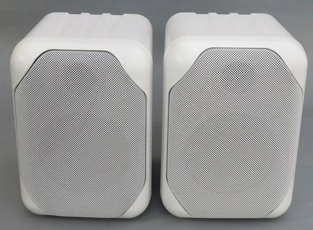 スピーカー MASSIVE 100 mmフルレンジバスレフ型スピーカー 2台1組 ホワイト AV 635 II W