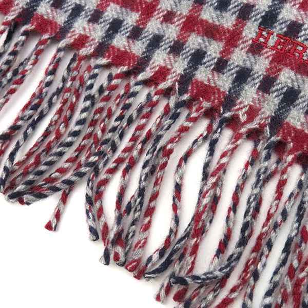 エルメス　HERMES カシミヤ　マフラー　ボルドー 楽天市場】エルメス マフラー ボルドー/黄/青/紺 ストライプ メンズ