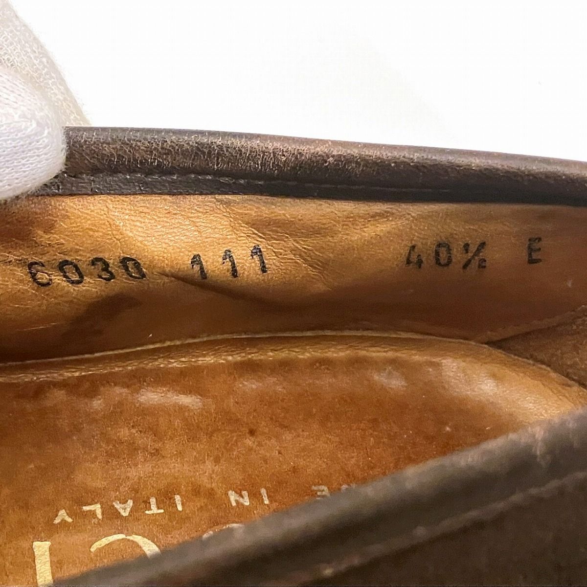  グッチ GUCCI ホース ビットローファー スエード 25 5 cm US 40 1 2 E メンズ その他 靴