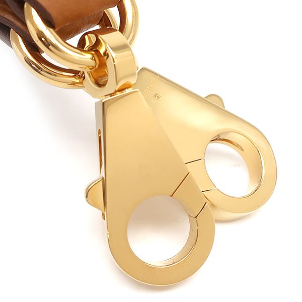 エルメス HERMES ショルダーストラップ アタッシュ ソワ ヴォーエプソン ゴールド ゴールド金具 茶 バッグ Y刻印 箱