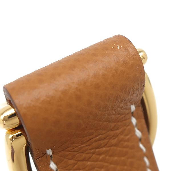  エルメス HERMES ショルダーストラップ アタッシュ ソワ ヴォーエプソン ゴールド ゴールド金具 茶 バッグ Y刻印 箱 その他 小物