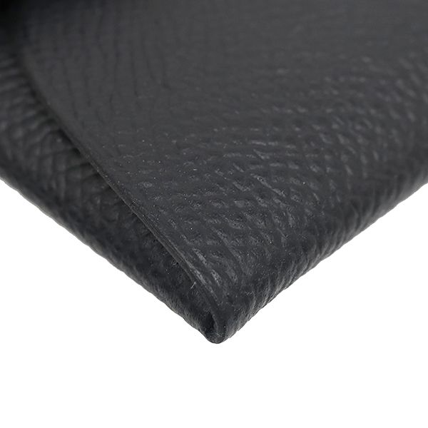 【新品未使用】 HERMES バスティア 黒 ケース B刻印 エルメス HERMES コインケース バスティア ヴォーエプソン ブラック