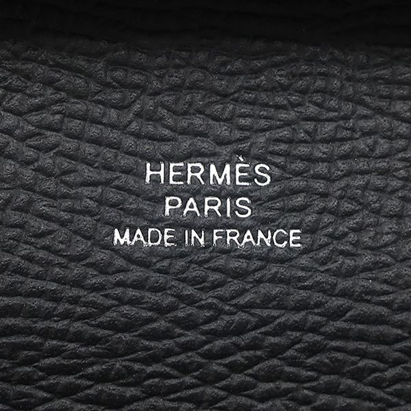 エルメス HERMES コインケース バスティア ヴォーエプソン ブラック