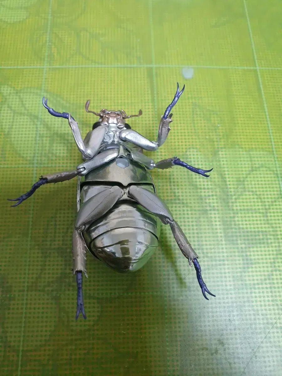 いきもの大図鑑アドバンス プラチナ カブトムシ(シルバー) いきもの大