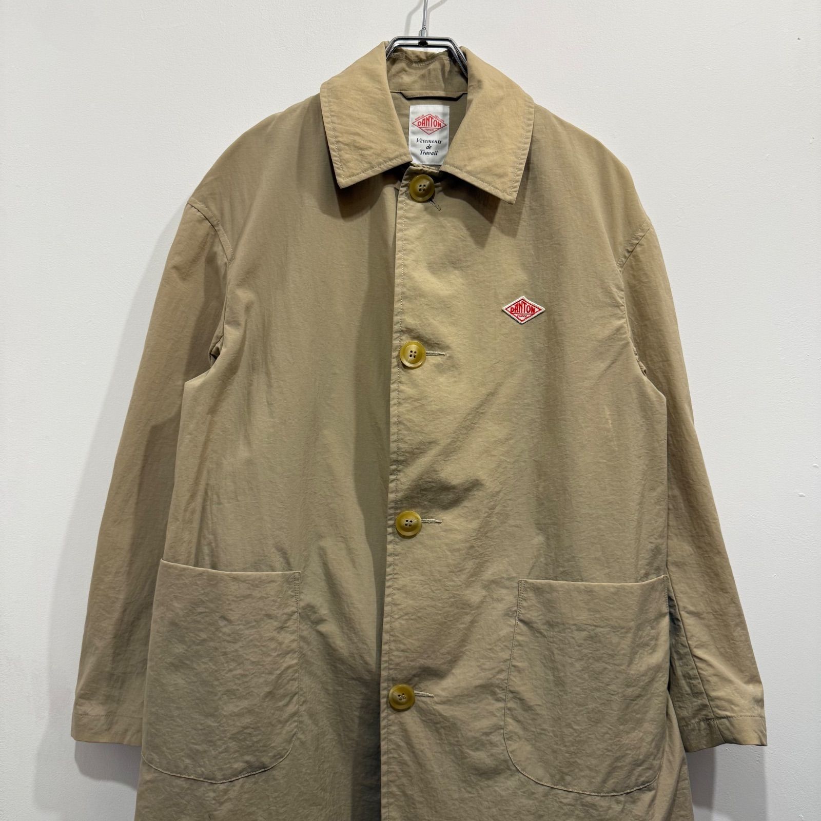 DANTON/ダントン】ステンカラーコート NYLON TAFFETAコート ナイロン