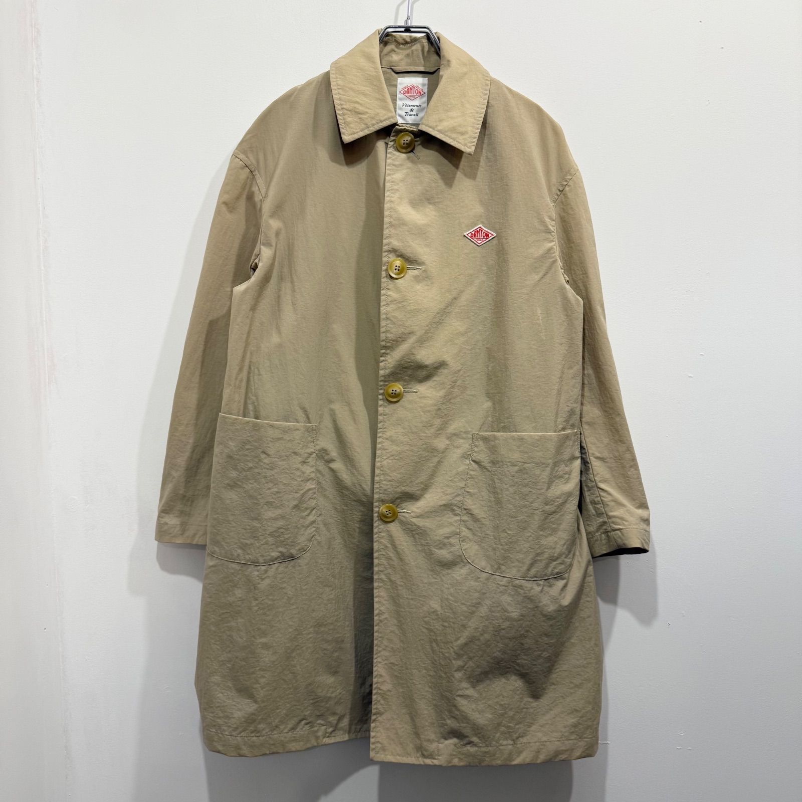 DANTON/ダントン】ステンカラーコート NYLON TAFFETAコート ナイロン