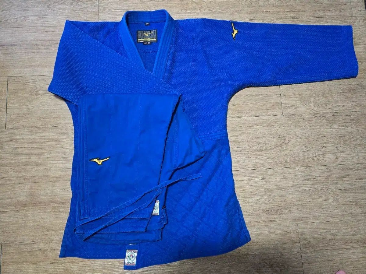 ミズノ デニム色 柔道着 8 A 0127