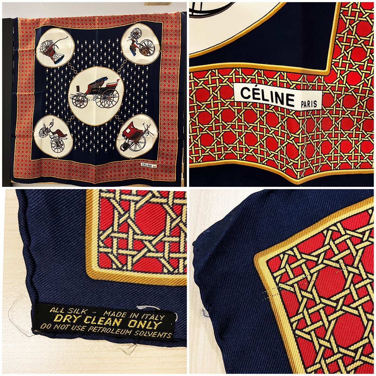 大特価 まとめ売り ブランド スカーフ ハンカチ 12点セット セリーヌ