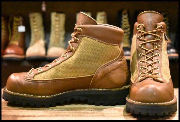 6EE 良品 白タグ】Danner ダナーライト 30420X 茶 ブラウン カーキ