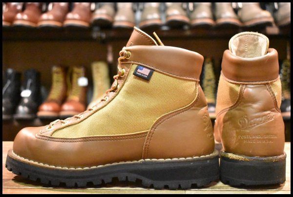 6EE 良品 白タグ】Danner ダナーライト 30420X 茶 ブラウン カーキ