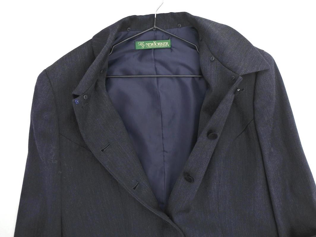 NEWYORKER ニューヨーカー ウール混 セットアップ ジャケット スカート