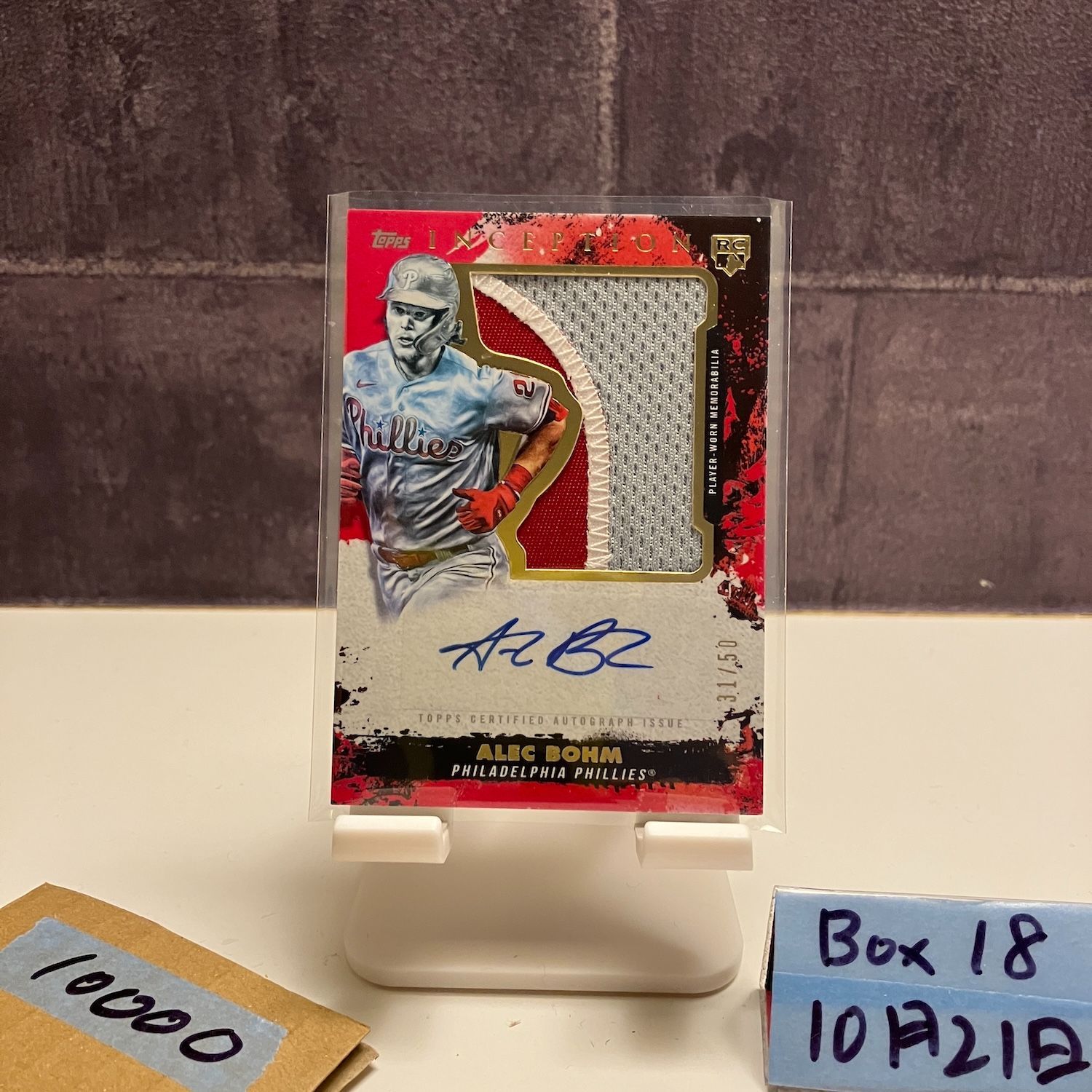 メイソン·ルドルフ [ パッチ サインカード] ミントモール / MINT 梅田店 / 2022 BBM GENESIS ジェネシス 奥川恭伸