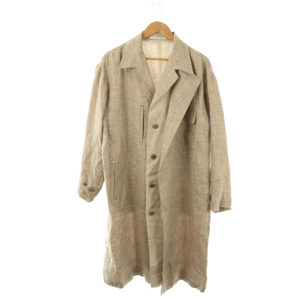 ワイズ Y's ヨウジヤマモト 24SS LINEN TWEED DOUBLE LAYERED COAT