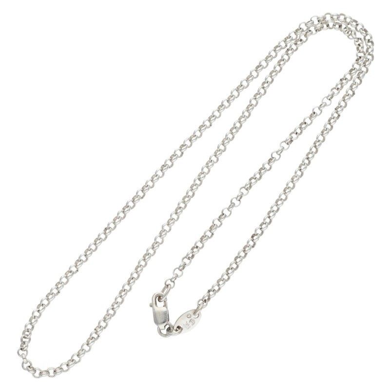 クロムハーツ NECKCHAIN R16/ロールチェーン16inch シルバーネックレス