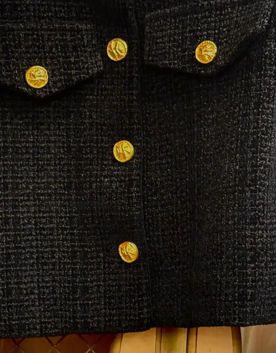 ブラック ツイード