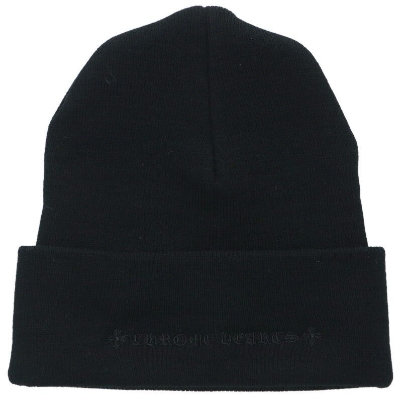 クロムハーツ WOOL WATCH CAP/ウールワッチキャップ CH刺繍ニット