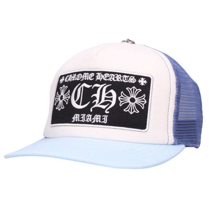 クロムハーツ TRUCKER CAP トラッカーキャップ マイアミ CHパッチロゴメッシュキャップ帽子 メンズ