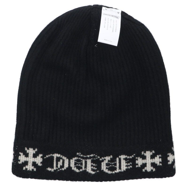新品激レア クロムハーツ ビーニー ニットキャップ BIG DADDY ブラック 楽天市場】CHROME HEARTS クロムハーツ BIG DADDY CASHMERE BEANIE