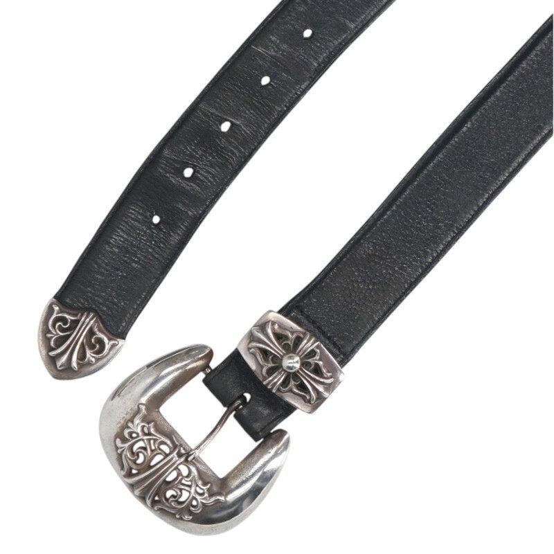 クロムハーツ BLT CLASSIC 3PC/クラシック3PC レザーベルト メンズ 34