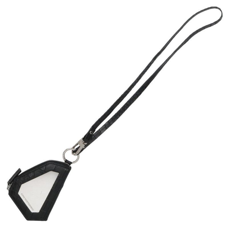 キココスタディノフ OHNE KEYCASE ミラー付きレザーキーケース メンズ