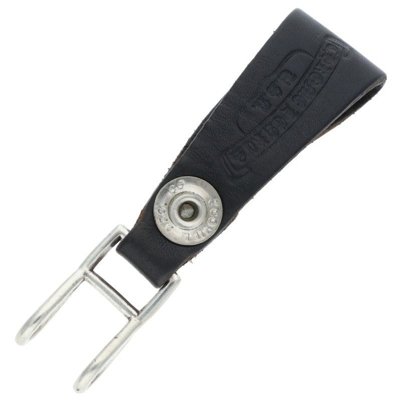 クロムハーツ BELT LOOP フレアボールボタンレザーベルトループ メンズ