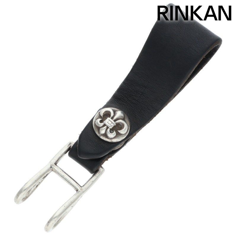 クロムハーツ BELT LOOP フレアボールボタンレザーベルトループ メンズ