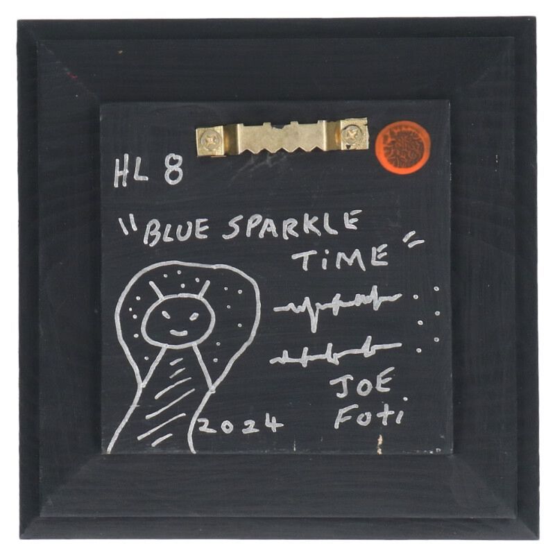  クロムハーツ JOE FOTI Blue Sparkle Time フォティアートオブジェ メンズ 彫刻 オブジェ 美術品 アンティーク コレクション