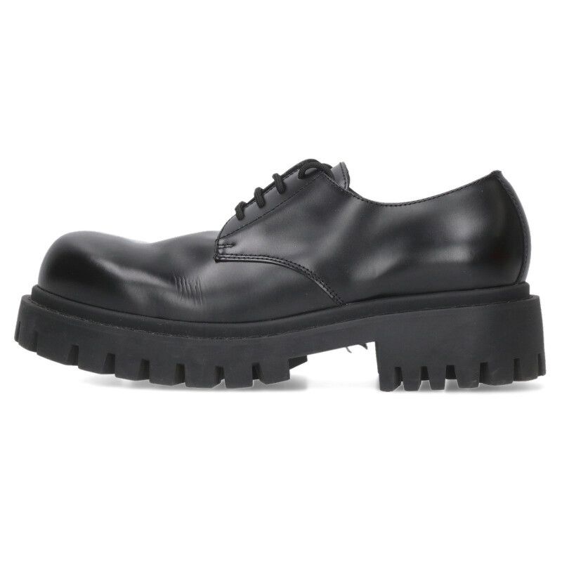 バレンシアガ 701393 SERGENT ダービーレザーシューズ メンズ 43