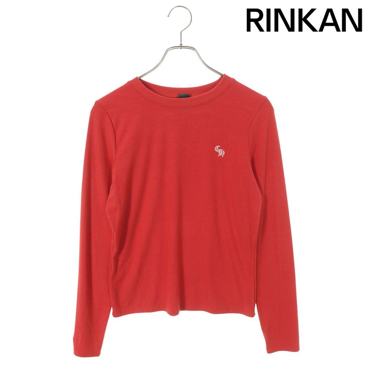 クロムハーツ Y NOT 胸ロゴ刺繍長袖カットソー レディース L