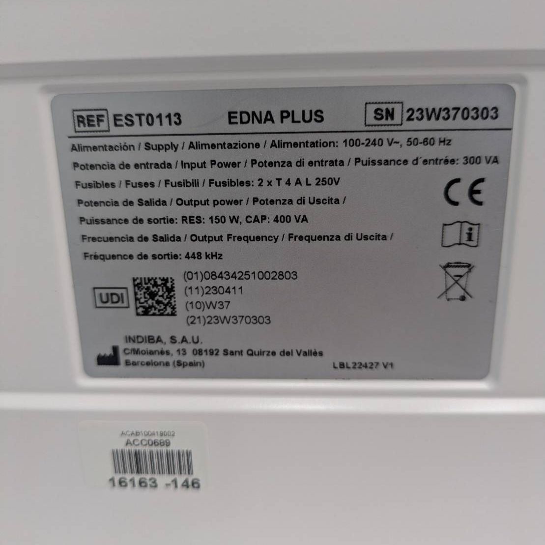 インディバ ER200 EDNA PLUS 美顔器・美容器 業務用 サロン 高出力